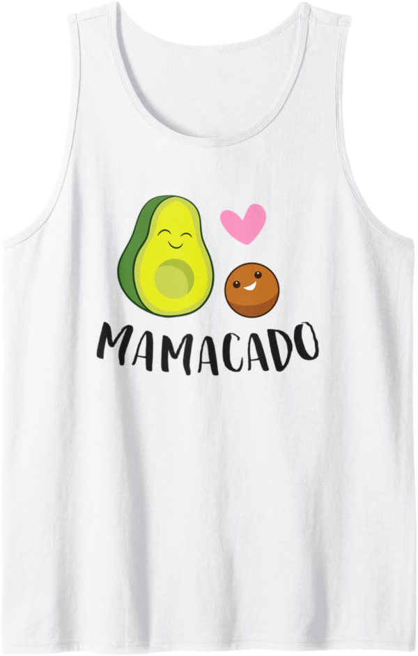 Pregnancy Announcement Avocado Mamacado Tank Top - Image 2